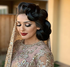 Bridal hairstyle Updo